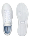 Lacoste Carnaby Pro Tonal Leather Sneakers in White, featuring a smooth leather upper with subtle tonal branding for a clean, minimalist design.