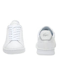 Lacoste Carnaby Pro Tonal Leather Sneakers in White, featuring a smooth leather upper with subtle tonal branding for a clean, minimalist design.