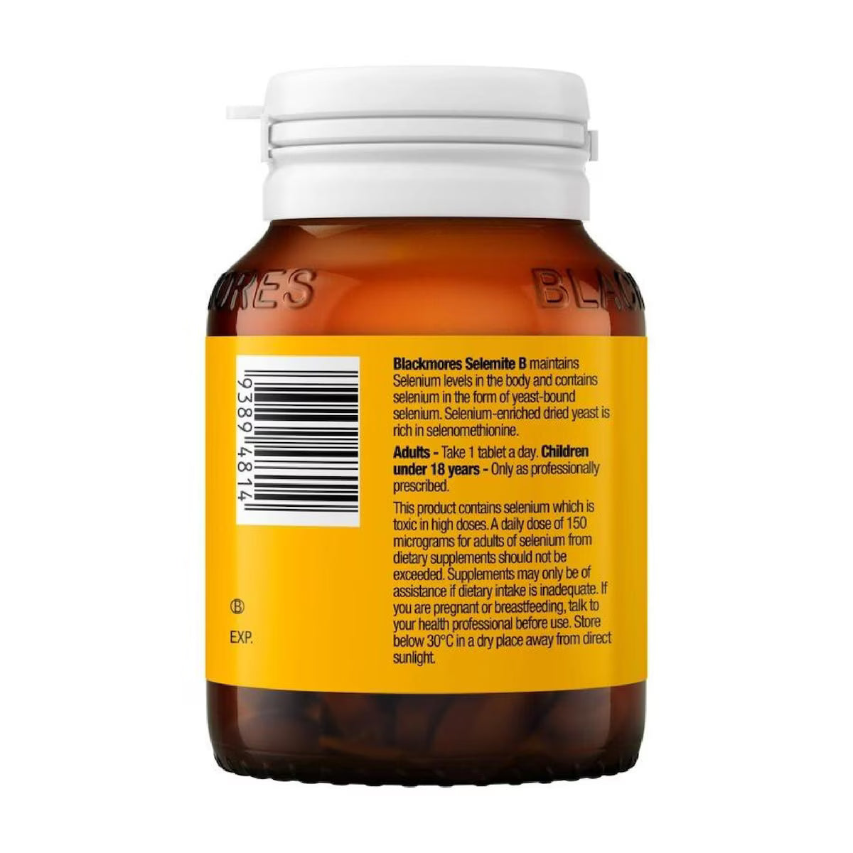 Blackmores Selemite B 100 Tablets, view 3