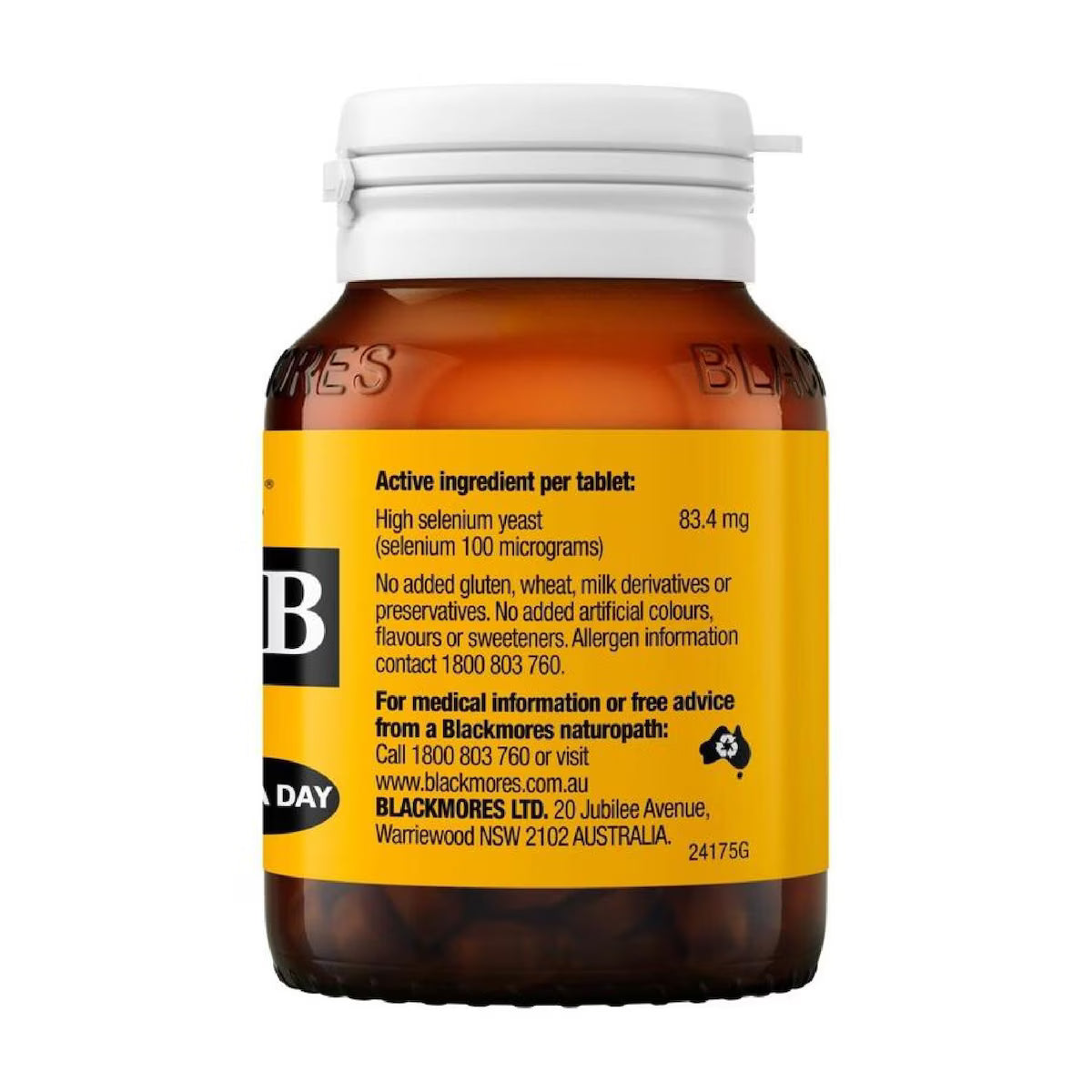 Blackmores Selemite B 100 Tablets, view 4