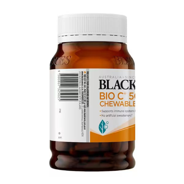 Blackmores Bio C Chewable 500mg 200 Tablets, view 3
