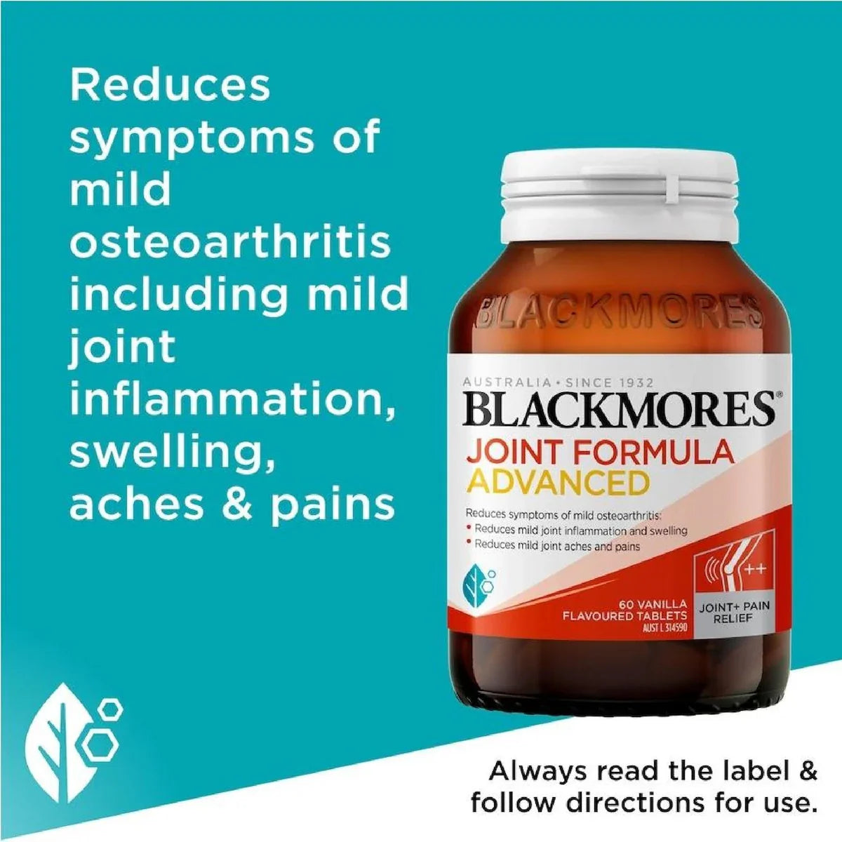 Blackmores Joint Formula Advanced 60 Tablets, view 4