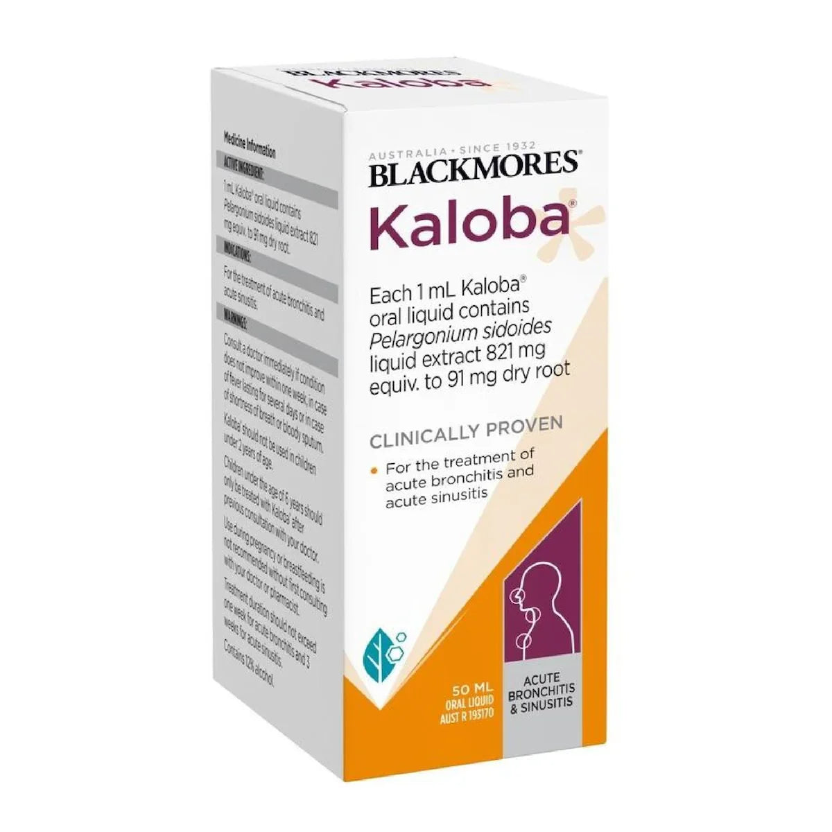 Blackmores Kaloba Liquid 50ml, view 2
