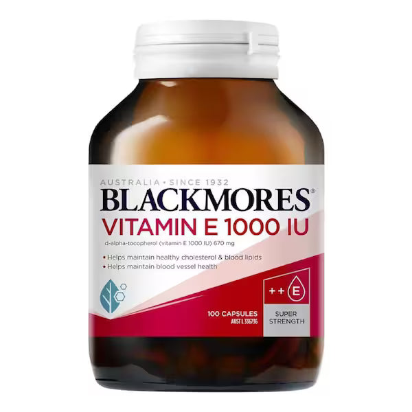 Blackmores Vitamin E 1000IU 100 Capsules, view 3