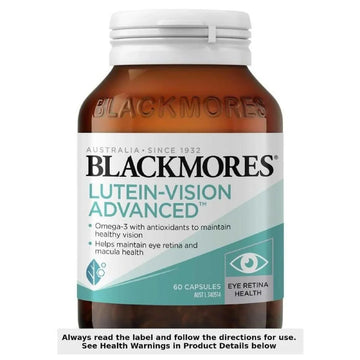 Blackmores Lutein Vision Advanced 60 Capsules for eye health and vision support