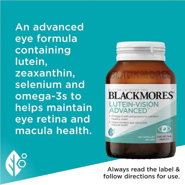 Blackmores Lutein Vision Advanced 60 Capsules, view 5