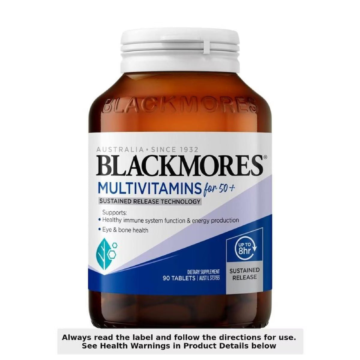 Blackmores Sustained Release Multivitamins for 50+ 90 Tablets, view 1