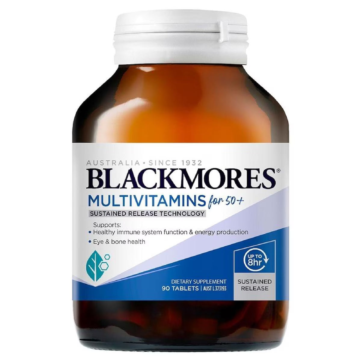 Blackmores Sustained Release Multivitamins for 50+ 90 Tablets, view 2