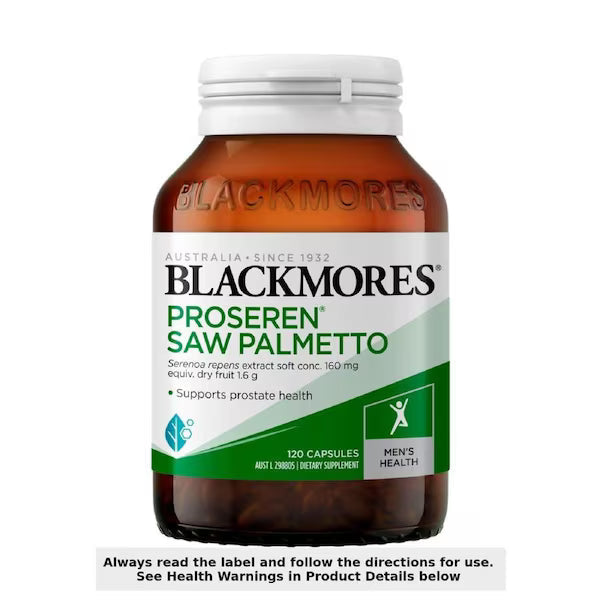 Blackmores Proseren Saw Palmetto Prostate Support 120 Capsules