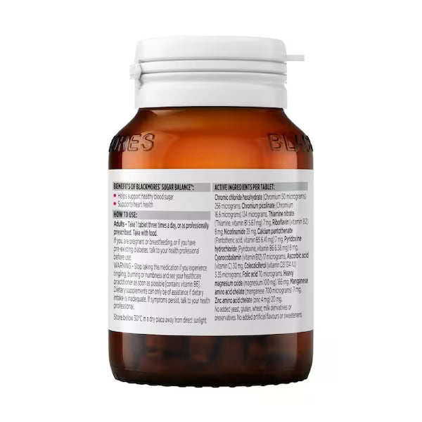 Blackmores Sugar Balance 90 Tablets, view 4