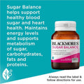 Blackmores Sugar Balance 90 Tablets bottle, promoting healthy blood sugar levels and supporting overall metabolic health.