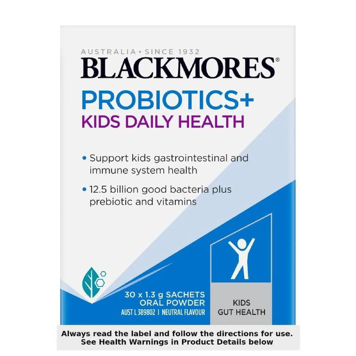 Blackmores Probiotics + Kids Daily Health 30 Sachets, view 1