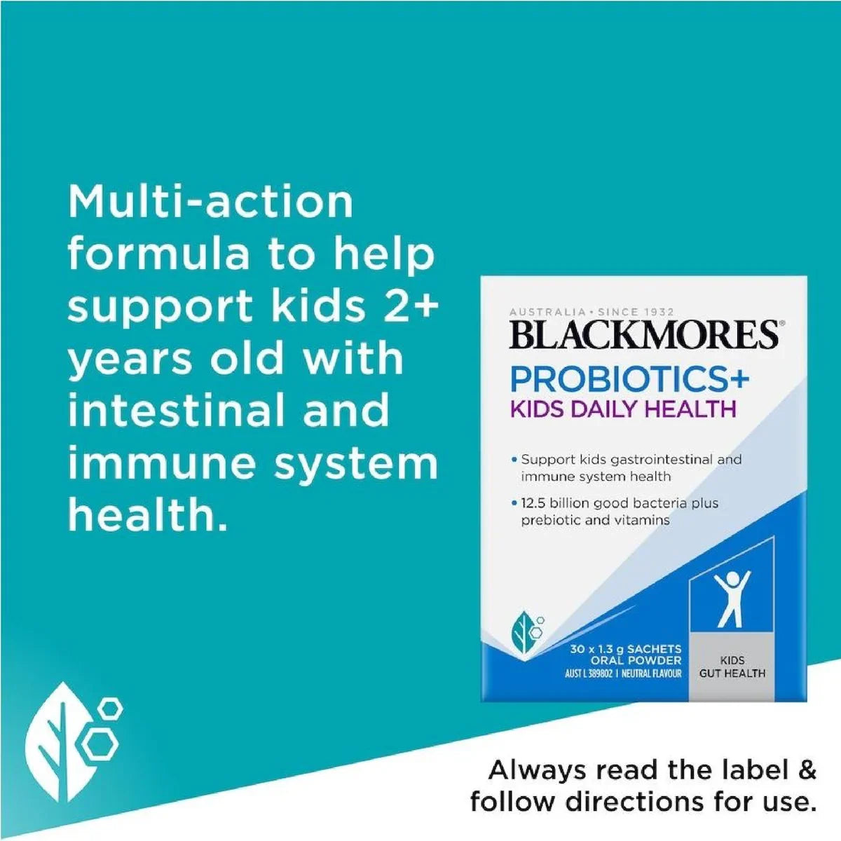Blackmores Probiotics + Kids Daily Health 30 Sachets, view 5
