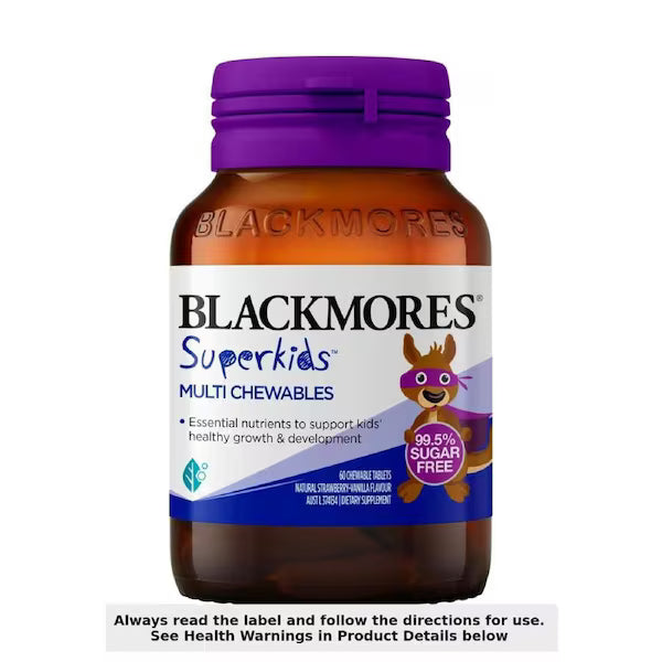 Blackmores Superkids Multi Chewables 60 Tablets