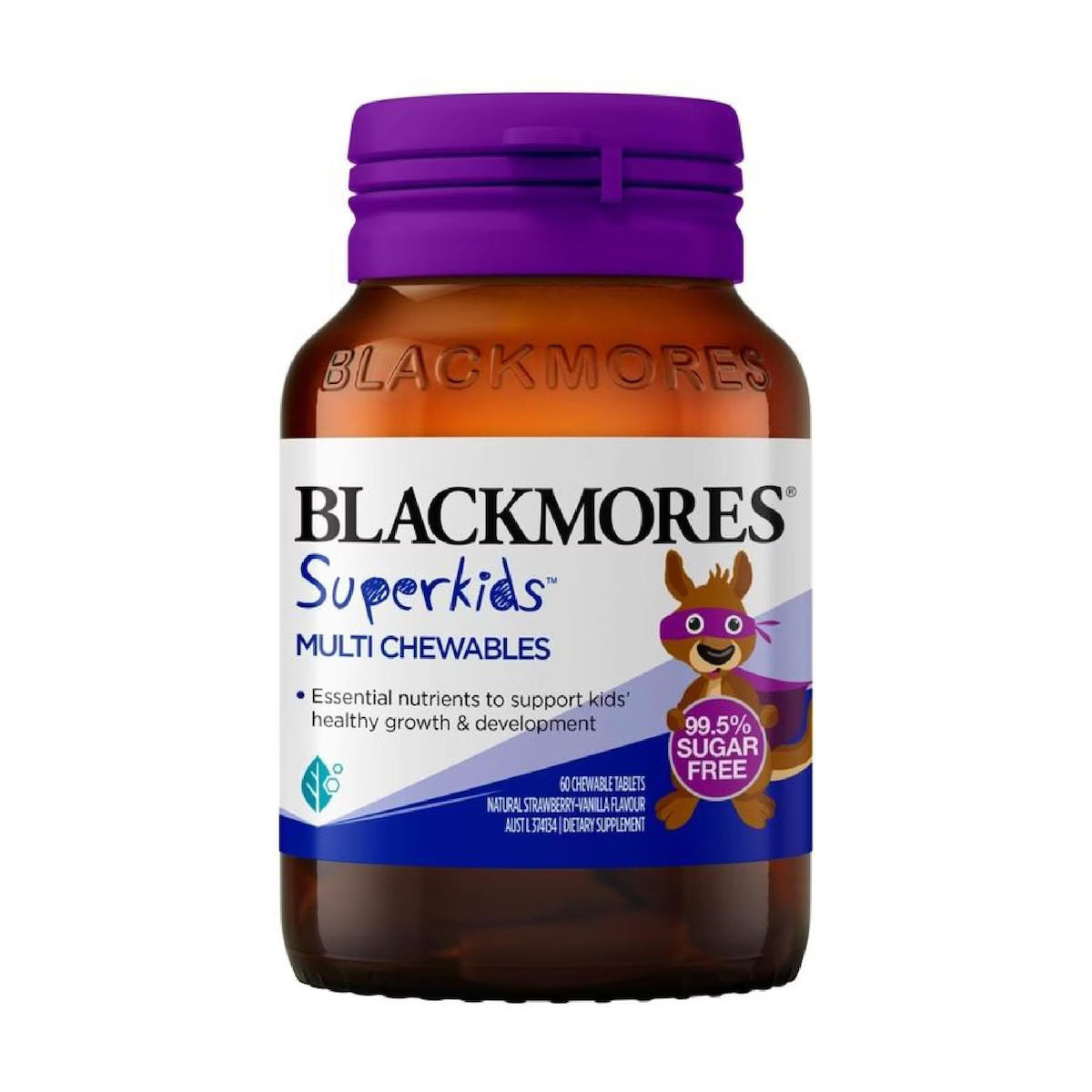 Blackmores Superkids Multi Chewables 60 Tablets, view 2
