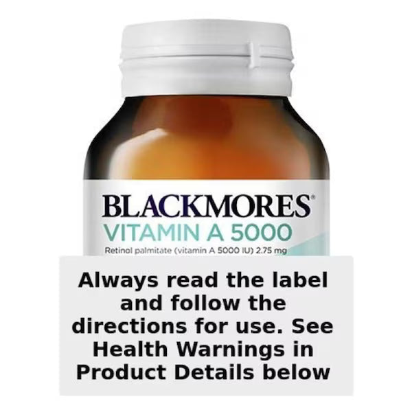 Blackmores Vitamin A 5000IU 150 Capsules, view 1