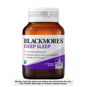 Blackmores Deep Sleep 60 Tablets, natural sleep aid for better rest.