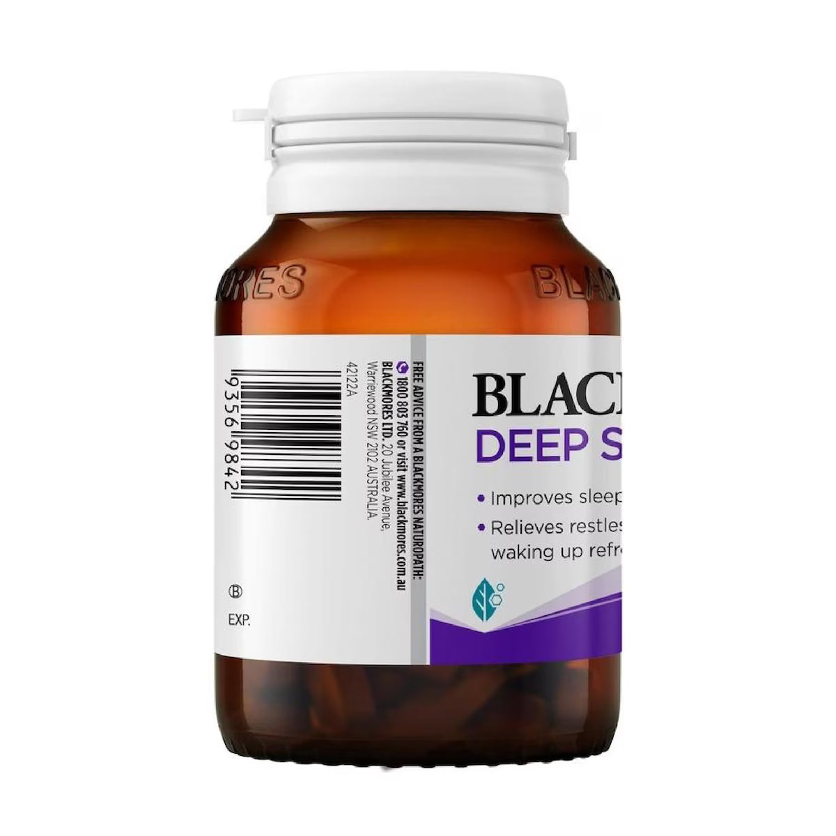 Blackmores Deep Sleep 60 Tablets, natural sleep aid for better rest.