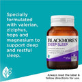 Blackmores Deep Sleep 60 Tablets, natural sleep aid for better rest.