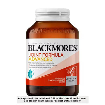 Blackmores Joint Formula Advanced 120 Tablets for joint health and mobility support.