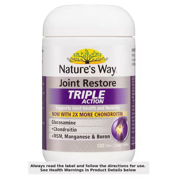 Natures Way Joint Restore Triple Action 120 Tablets