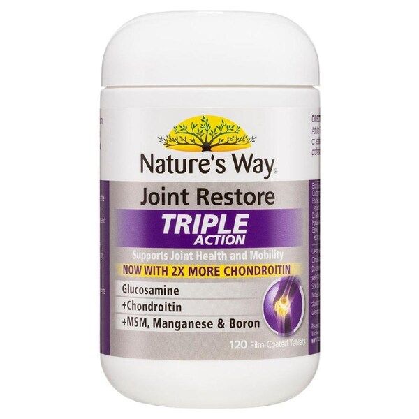 Natures Way Joint Restore Triple Action 120 Tablets