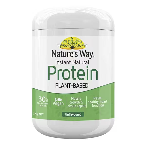 Natures Way Instant Natural Protein 375g Natural Flavor Packaging