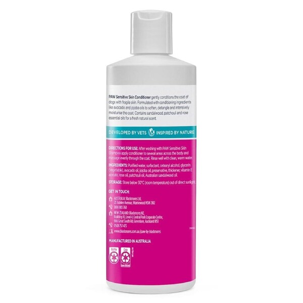 Blackmores PAW Sensitive Skin Conditioner 500ml, view 5