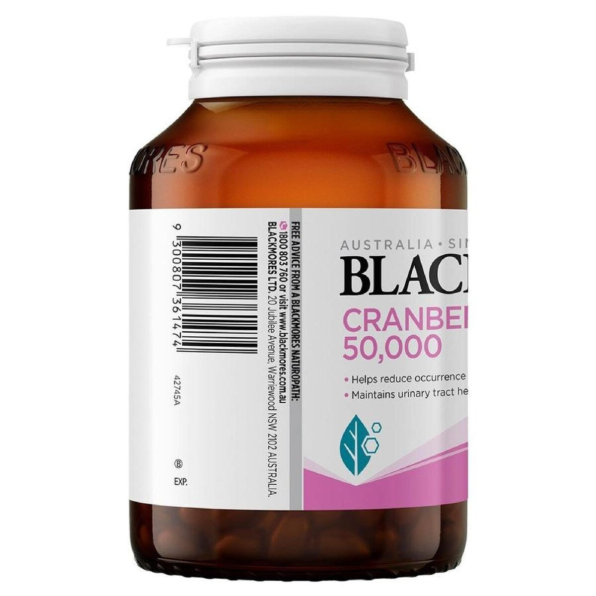 Blackmores Cranberry Forte 50000 - 90 capsules, view 3
