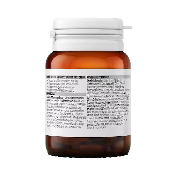Blackmores Executive B Vitamin B Stress Support Formula 28 Pack, view 3