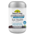High Strength Adult Vita Gummies for Eye Health by Natures Way, 60 pack, featuring a bottle with vibrant gummy vitamins, designed to support vision and overall eye health.