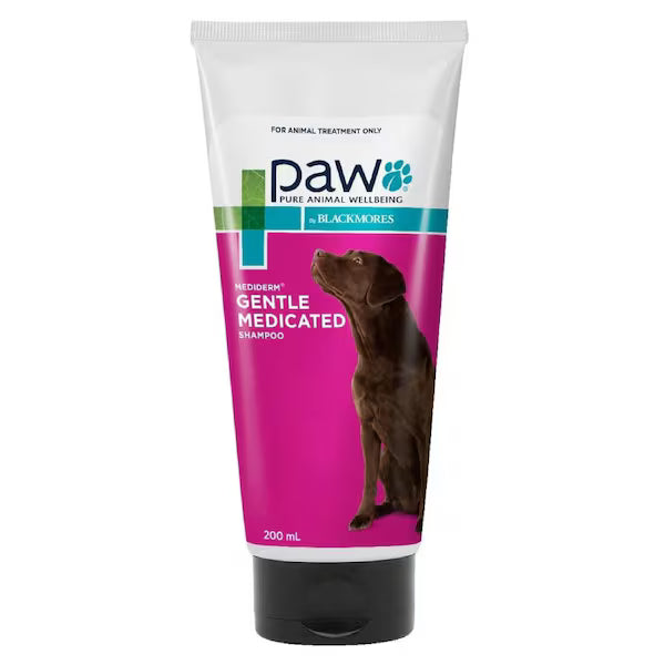 PAW by Blackmores Mediderm Gentle Medicated Shampoo 200ml, view 1
