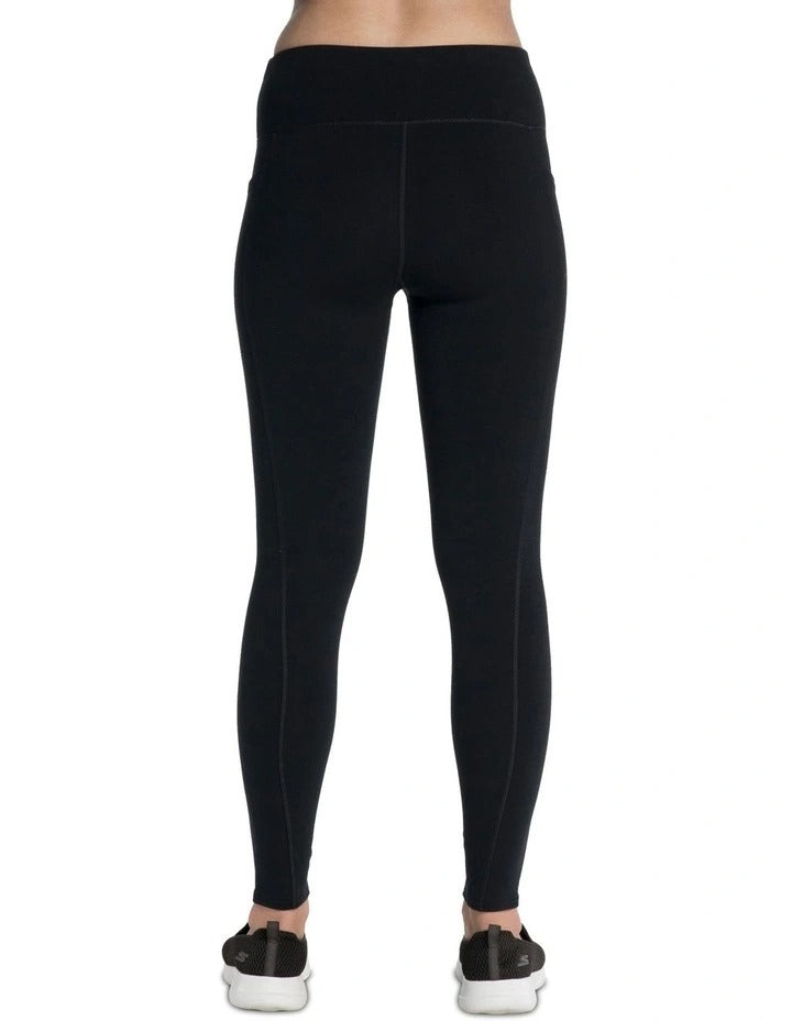 Skechers Go Walk High Waist Legging in Bold Black, view 4