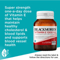 Blackmores Vitamin E 1000IU Cholesterol Health Capsules 30 pack – high-strength antioxidant supplement supporting heart and cholesterol health.