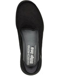 Skechers On-The-Go Flex Astonish Slip-Ins Shoes in Black - lightweight cushioned slip-on walking sneakers