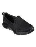 Skechers Go Walk 7 Razi Shoes in Black - lightweight cushioned walking sneakers for men and women