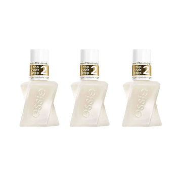 Essie 3x Gel Couture Matte Top Coat 13.5ml trio set long lasting matte finish