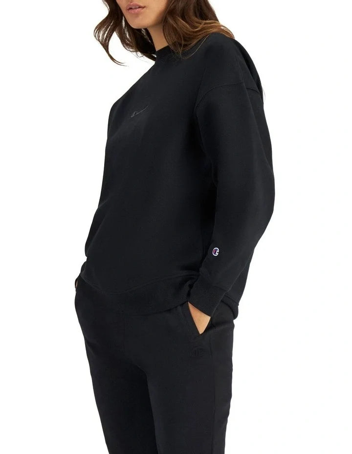 Men’s Champion tonal crewneck sweater with logo
