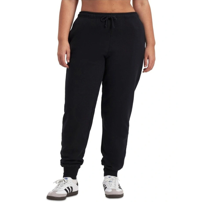 Bonds Cotton Sweats Fleece Skinny Trackie in Nu Black