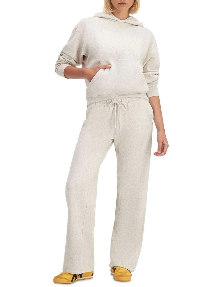 Bonds Cotton Sweats Fleece Straight Leg Trackie in Polar Marle, view 5