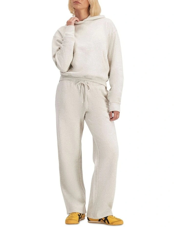Bonds Cotton Sweats Fleece Straight Leg Trackie in Polar Marle, view 6