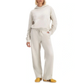 Sweats Cotton Fleece Straight Leg Trackie in French terry cotton with drawcord waist, side seam pockets, and relaxed straight-leg fit for everyday comfort