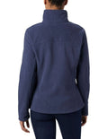 Columbia Fast Trek II Fleece Jacket in Nocturnal with zippered hand pockets and adjustable hem