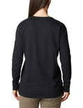 Columbia North Cascades Long Sleeve T-shirt in Black made with 100% cotton jersey for classic comfort