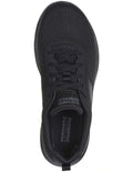 Skechers Go Walk 7 Clear Path Sneakers in Black with lightweight cushioning and breathable comfort for everyday walking