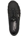Skechers Relaxed Fit Bikers Lite Relive Shoes in Black - casual slip-on sneakers with cushioned comfort