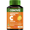 Cenovis Mega Vitamin C 1000mg Chewable Tablets 60 pack – immune support supplement for daily health and wellness