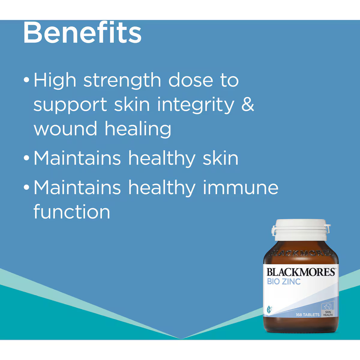 Blackmores Bio Zinc Tablets 168 pack, view 4