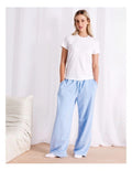 Chloe & Lola fitted tee with round neck, crafted from soft cotton-modal blend.