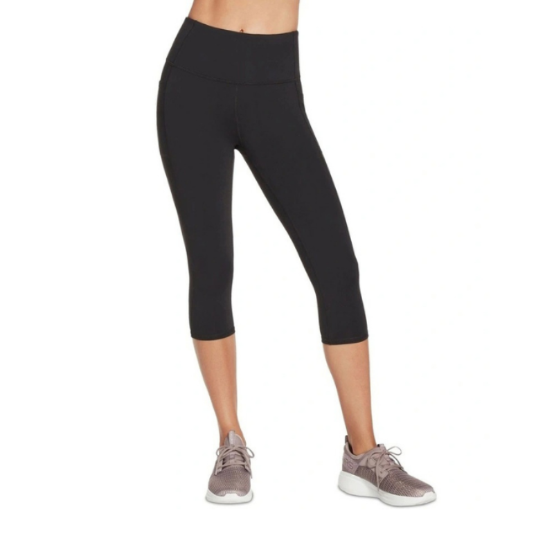 Skechers Diamond Status High Waisted Midcalf Legging W2CP26 BLK